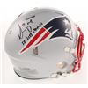 Image 1 : Sony Michel Signed New England Patriots Full-Size Authentic On-Field Speed Helmet Inscribed "SB LIII