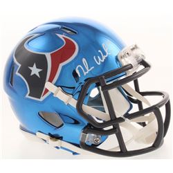 Deshaun Watson Signed Houston Texans Chrome Speed Mini Helmet (JSA COA)