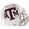 Image 1 : Johnny Manziel Signed Texas AM Aggies Full-Size Speed Helmet With Multiple Inscriptions (Beckett COA