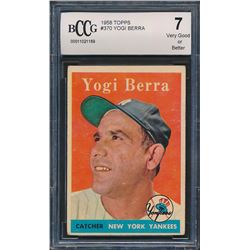 1958 Topps #370 Yogi Berra (BCCG 7)
