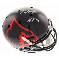 Lamar Jackson Signed Louisville Cardinals Full-Size Helmet Inscribed "HT '16" (Swartz COA)