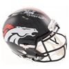Image 1 : Terrell Davis Signed Denver Broncos Full-Size Authentic On-Field Speed Helmet Inscribed "SB XXXII MV