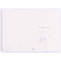 Alex Rodriguez Signed Christmas Card Inscribed "2007" (JSA COA)