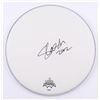 Image 1 : Slash Signed 14" Drum Head Inscribed "2012" (PSA COA)