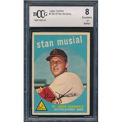 1959 Topps #150 Stan Musial (BCCG 8)