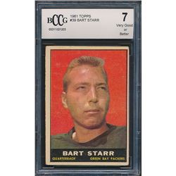 1961 Topps #39 Bart Starr (BCCG 7)