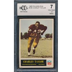 1965 Philadelphia #195 Charley Taylor RC (BCCG 7)