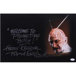 Robert Englund Signed "Nightmare on Elm Street" 12x18 Photo with (2) Inscriptions (JSA COA)