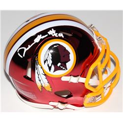 Derrius Guice Signed Washington Redskins Chrome Speed Mini Helmet (Radtke COA)