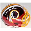Image 1 : Derrius Guice Signed Washington Redskins Chrome Speed Mini Helmet (Radtke COA)