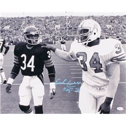 Earl Campbell Signed Houston Oilers 16x20 Photo Inscribed "HOF 91" (JSA COA)
