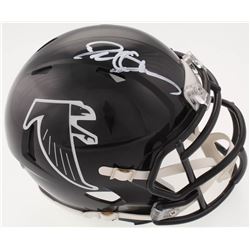 Deion Sanders Signed Atlanta Falcons Speed Mini Helmet (Beckett COA)