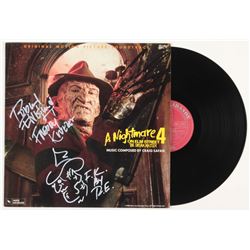 Robert Englund Signed "A Nightmare On Elm Street 4: The Dream Master" Vinyl Record Album Inscribed" 