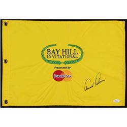 Arnold Palmer Signed Bay Hill Invitational Pin Flag (JSA LOA)