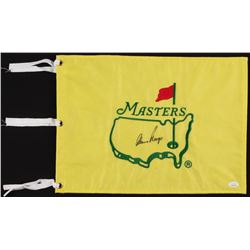 Gary Player Signed Masters Pin Flag (JSA COA)