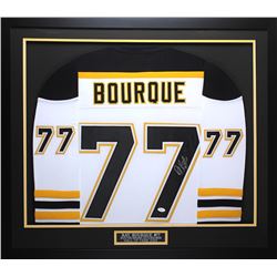 Ray Bourque Signed Boston Bruins 32x37 Custom Framed Jersey (JSA COA)