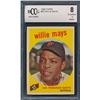 Image 1 : 1959 Topps #50 Willie Mays (BCCG 8)