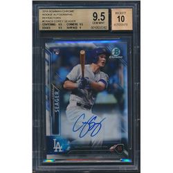 2016 Bowman Chrome Rookie Autographs #CRACS Corey Seager RC (BGS 9.5)