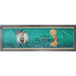Brian Scalabrine Signed Boston Celtics 48.75x145 Finals Banner Inscribed "2008 World Champs" (Your S