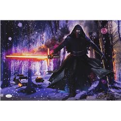 Greg Horn Signed "Star Wars Kylo Ren" 13x19 Lithograph (JSA COA)