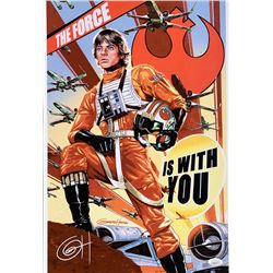 Greg Horn Signed "Star Wars" 13x19 Lithograph (JSA COA)