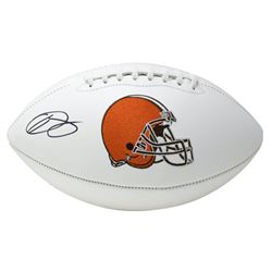 Odell Beckham Jr. Signed Cleveland Browns Logo Football (JSA COA)