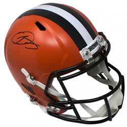 Odell Beckham Jr Signed Cleveland Browns Full Size Speed Helmet (JSA COA)