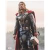 Image 1 : Chris Hemsworth Signed "Thor: Ragnarok" 11x14 Photo (PSA Hologram)