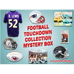 Football TOUCHDOWN Mystery Box - Series 1 (Limited to 100) (6+ Autograph Items per Box)
