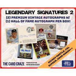 The Card Craze â€œLegendary Signaturesâ€ Series 2 Mystery Box Hall of Fame
