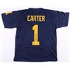 Image 1 : Anthony Carter Signed Michigan Wolverines Jersey (JSA COA)