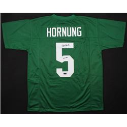 Paul Hornung Signed Notre Dame Fighting Irish Jersey Inscribed "56 H" (Radtke COA)