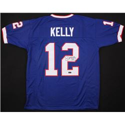Jim Kelly Signed Buffalo Bills Jersey Inscribed "HOF 02" (Radtke COA)