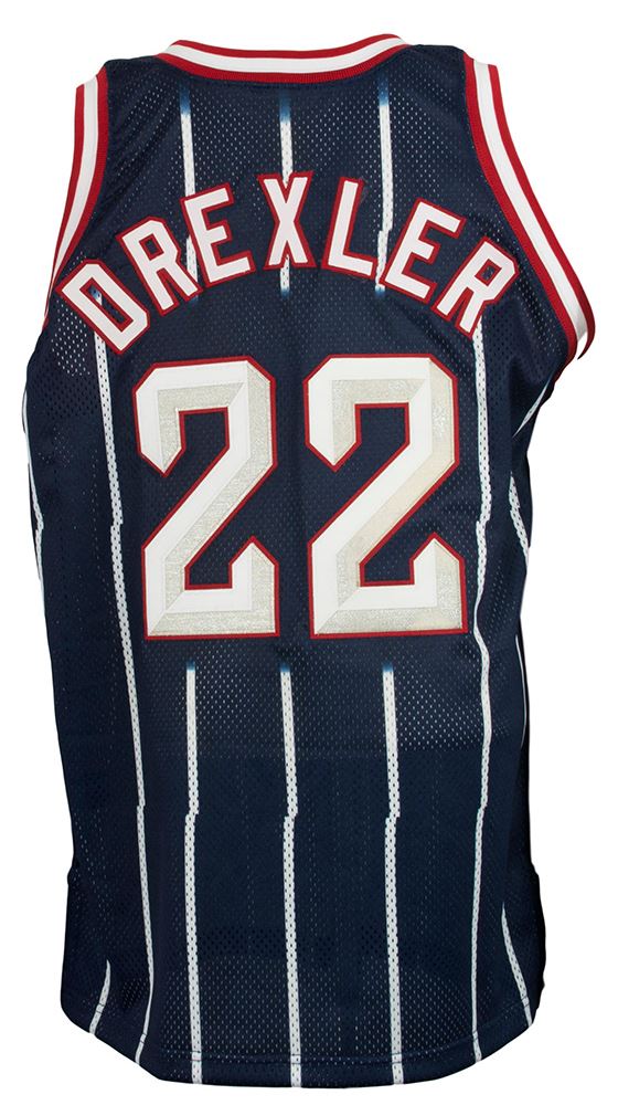clyde drexler rockets jersey