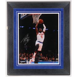Tim Hardaway Jr. Signed New York Knicks 24.5x28.5 Custom Framed Photo Display (Steiner COA)