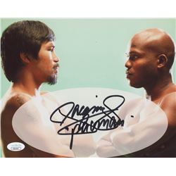 Manny Pacquiao Signed 8x10 Photo Inscribed "Pacman" (JSA COA)