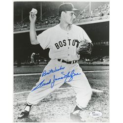 Frank Malzone Signed Boston Red Sox 8x10 Photo Inscribed "Best Wishes" (JSA COA)