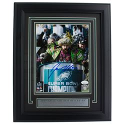 Jason Kelce Signed Philadelphia Eagles 16x20 Custom Framed Photo Display (JSA COA)