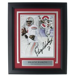 Dwayne Haskins Signed Ohio State Buckeyes 11x14 Custom Framed Photo Display (JSA COA)