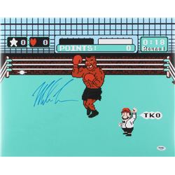 Mike Tyson Signed "Punch-Out!!" 16x20 Photo (PSA COA)