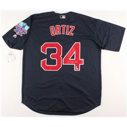 David Ortiz Signed Boston Red Sox Jersey With David Ortiz Final Season Patch Inscribed "2013 WS MVP"