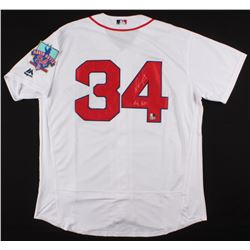 David Ortiz Signed Boston Red Sox Jersey With David Ortiz Final Season Patch Inscribed "Big Papi" (S