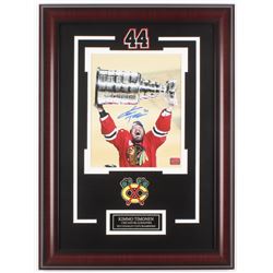 Kimmo Timonen Signed Chicago Blackhawks 17x23 Custom Framed Photo Display (Your Sports Memorabilia S