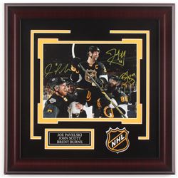 Joe Pavelski, John Scott,  Brent Burns Signed 2016 All-Star Game 18x18 Custom Framed Photo Display (