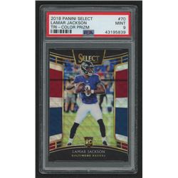 2018 Select #70 Lamar Jackson RC (PSA 9)