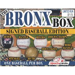â€œTHE BRONX MYSTERY BOX â€“ SIGNED BASEBALL EDITIONâ€ -BABE RUTH, MANTLE, JETER,  MORE
