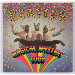 George Harrison  John Lennon Signed The Beatles "Magical Mystery Tour" EP Vinyl Record Album Cover (