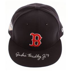 Jackie Bradley Jr. Signed 2018 World Series Boston Red Sox New Era Hat (MLB Hologram)