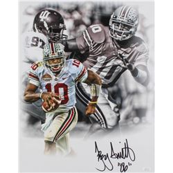 Troy Smith Signed Ohio State Buckeyes 16x20 Photo (JSA COA)
