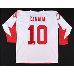 Dennis Hull Signed Team Canada Jersey Inscribed "Game 8 9/28/72" (JSA COA)